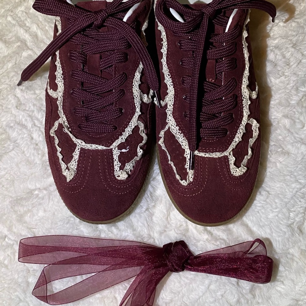 Burgundy ALOHAS Sneakers